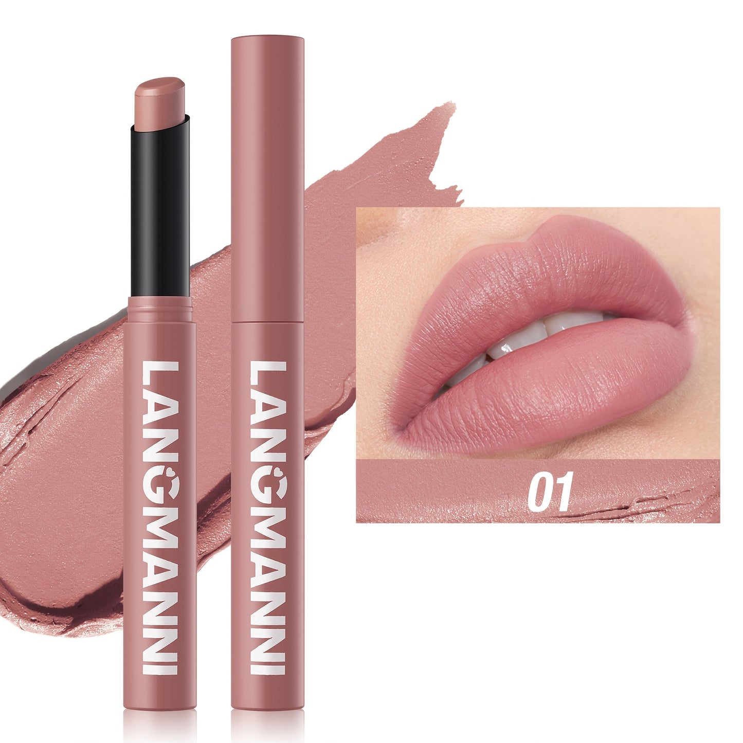 [New Potential Product]Matte Lipstick, Easy-To-Apply Lip Crayon, Long-Lasting Moisturizing Lip Balm, Naturally And Nourishing Lipstick