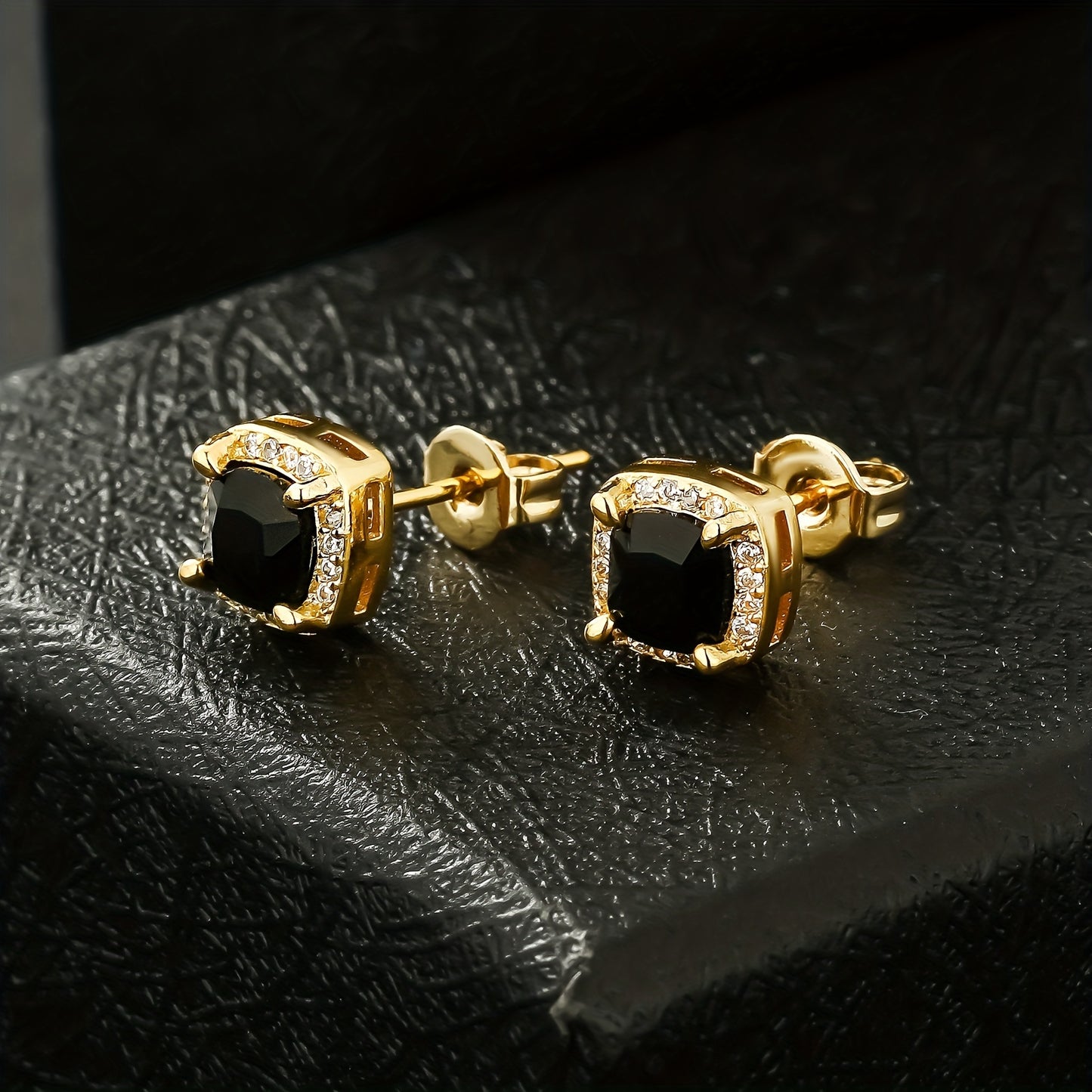 [A Pair, 6mm Retro Earrings] 6mm Square Retro Fashion High-end Earrings | A Pair, Simple And Comfortable For Men And Women, Universal Couple Earrings Jewelry Accessories