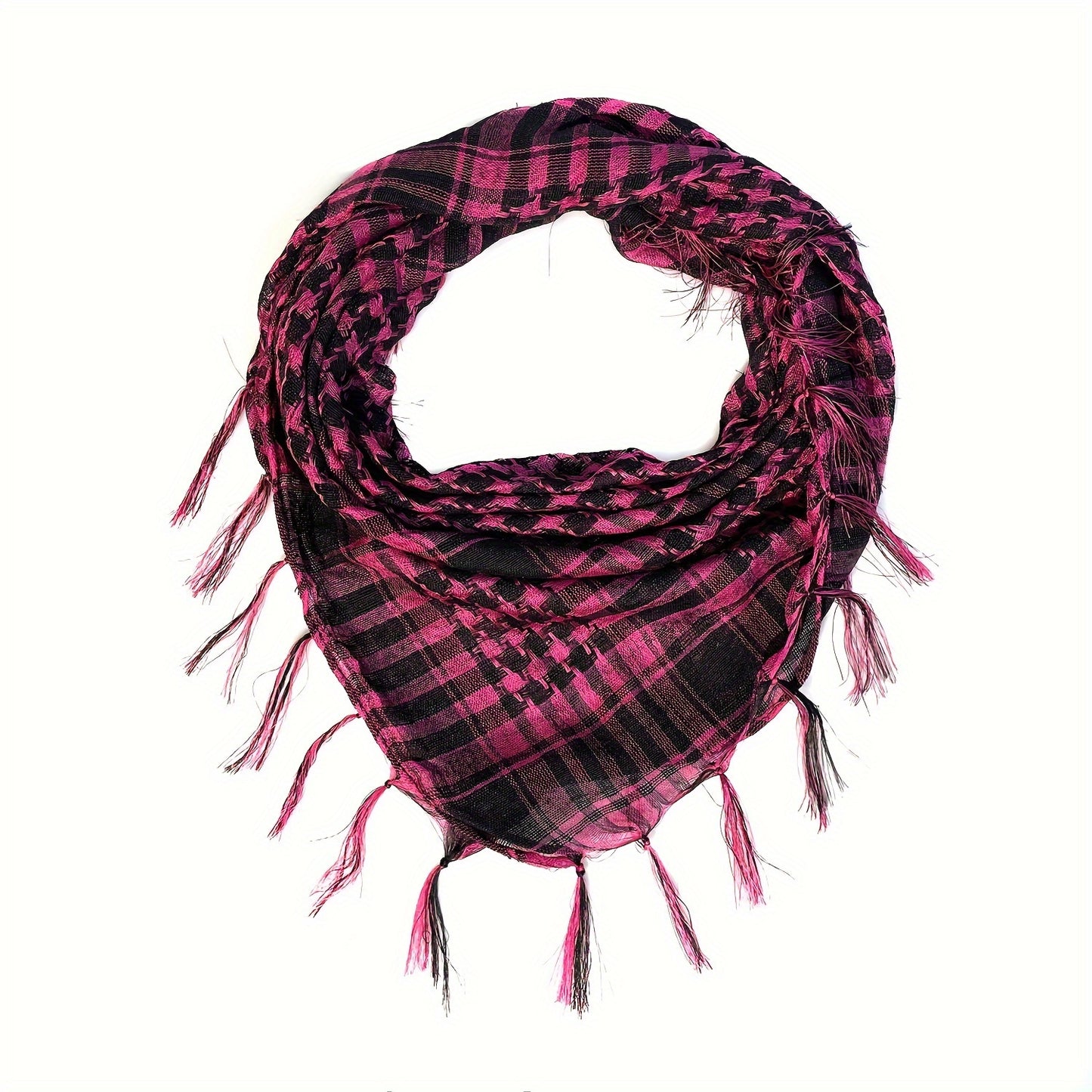 Men Women Scarf Plaid Tartan Lightweight