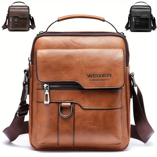 Men'S Vintage Shoulder Bags for Business And Crossbody Use