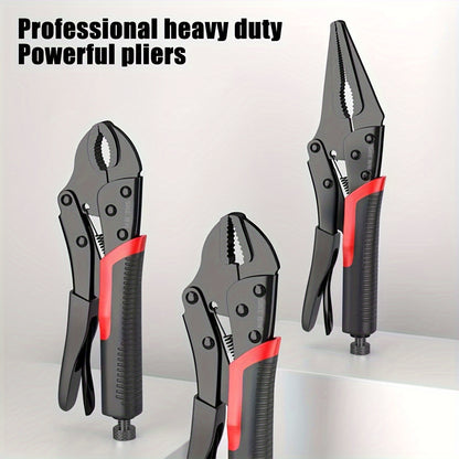 1pc Heavy-duty Pliers, Multi-functional Clamp,  Pressure Pliers, Industrial-grade Fixed  Pliers, Heavy-duty Pliers, Hardware Tools, Pliers Capable of Gripping Pipes, Suitable for Pipe Repairs, Daily Household Use, Bathroom Repairs