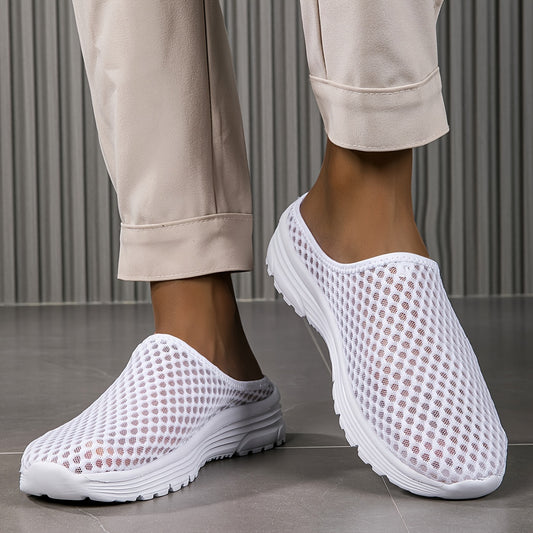 Lightweight Breathable Summer Slip-On Casual Shoes with a Closed Toe Design for Easy Wear., Women Shoes, Sneakers