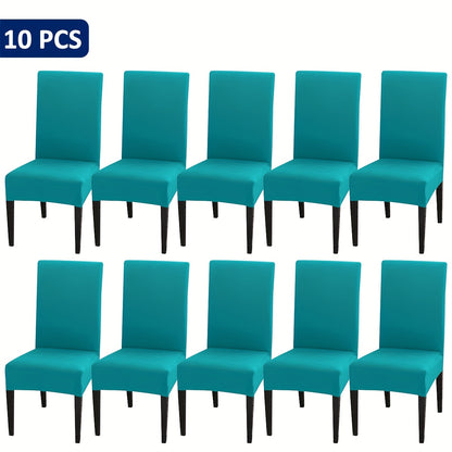 4-Piece/6-Piece/8-Piece/10-Piece/12-Piece S-Size Elastic Kitchen Chair Covers for Home Use