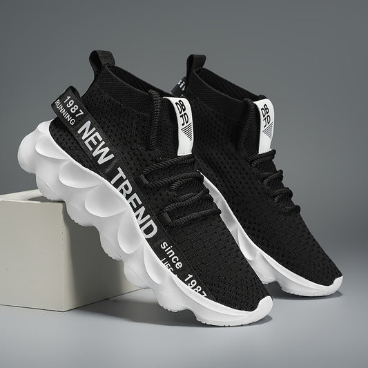 Popular Casual Versatile Letter Woven Strap Socks & Shoes