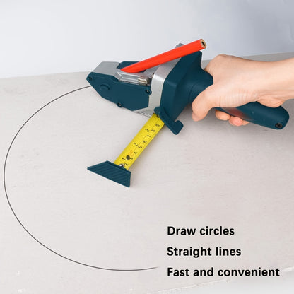 Effortlessly Cut Plasterboard with This Professional Gypsum Board Cutter - Drywall Sheetrock Foam KT Cardboard Cutting Tool- Easy Glide Precision Blade & Tape Measure - Time-Saving for Home DIY & Professional Use
