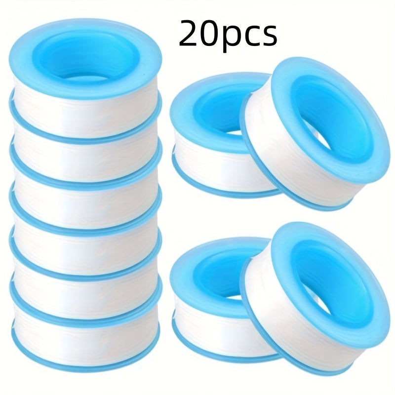 1/3/6/10/20pcs Plumbing Tape, PTFE Tape, Sealing Tape, Plumbing Tape, Sealant Tape, Thread Sealing Tape, Plumbing Tape for Shower Heads, Plumbing Sealing Tape, White