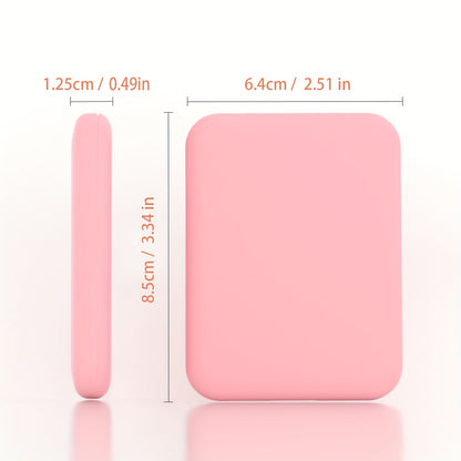 [Portable LED Makeup Mirror] 1X/3X Portable LED Makeup Mirror with Light, Double-Sided, Foldable, Handheld, Small, Can Be Placed in Wallet, Suitable as a Gift
