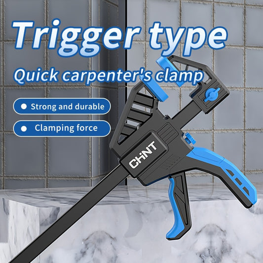 One 6-inch/8-inch/12-inch/18-inch/24-inch/30-inch/36-inch Trigger-type F Clamp, High-hardness Dual-purpose Woodworking Clamp, Rotary Quick Extrusion Clamp, Thickened and Durable Heavy Woodworking Work Fixture