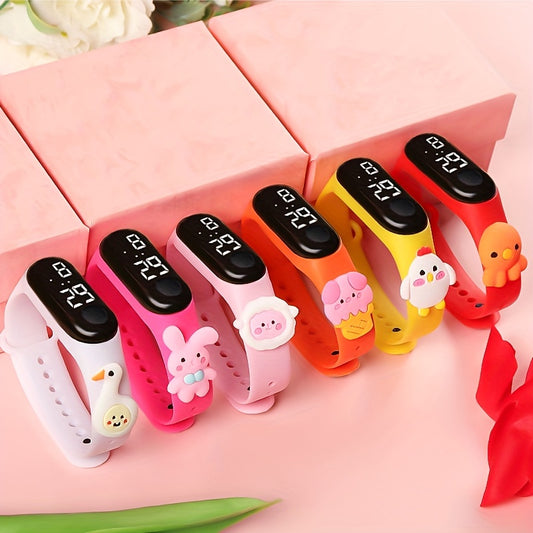 LED Electronic Watch - Cute Cartoon M3 Figure Wristband Creative Gift Figurine