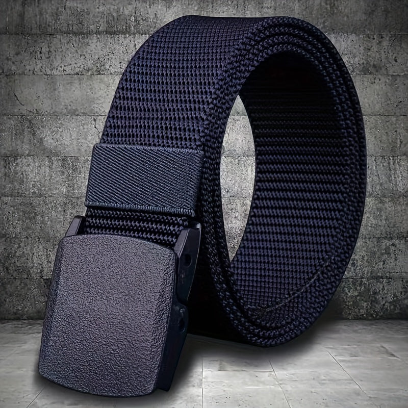 [Nylon Waistband] Nylon Waistband for Both Men and Women, Non-metallic Buckle for Anti Allergy, Youth Outdoor Leisure and Outdoor Waistband, Smooth Buckle, Nylon Waistband, Security Check Pants, Waistband for Trendy Sports