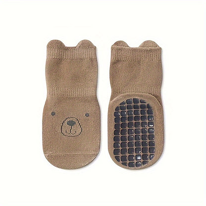 Baby Non-slip Floor Socks with Grips Anti-Slip Crew for Infants Toddlers Boys And girls