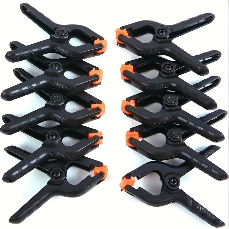 4/8pcs 2-inch Spring Clamps, Plastic Nylon Clamps, Heavy Duty Plastic Clamps for Crafts, Background Brackets, Carpentry, DIY Photography Studios