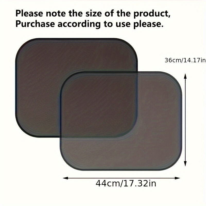 Car Sun Visor Car Side Blocking Sunscreen Heat Insulation Light Absorption Curtain Summer Small Car Window Curtain Side Gear Plate Blackout Cloth