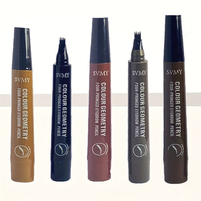 Waterproof Liquid Eyebrow Pencil - Long-Lasting, Smooth Application for Natural Wild Brow Look, Suitable for All Skin Types