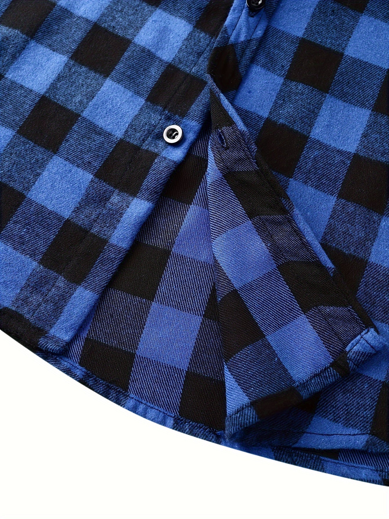 Men's Fashion Hooded Plaid Trendy Shirt Hooded Plaid Sweatshirt