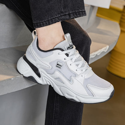 Men's Casual Sneakers, Formal Fashion Minimalist Style Men's Sneakers, Running Shoes, Solid Color Spring/Autumn Low-Top Tennis Shoes, Men's Rubber Shoes, Travel Shoes