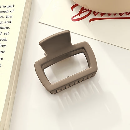 [4pcs Elegant Hair Clip] 1/4pcs Elegant Matte Square Hair Clip Set | Versatile Stylish Shark Clip for Women & Ponytail & Updo | Perfect for everyday styling and makeup