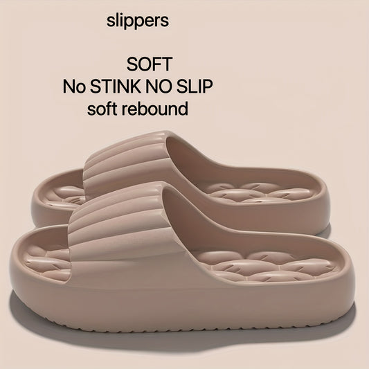 EVA Slides for Women, Round-Toe Soft-Sole Comfortable Design, Non-Slip Washable Indoor/Outdoor Slippers, Perfect for All Seasons, Available in Multiple Colors, Women Shoes