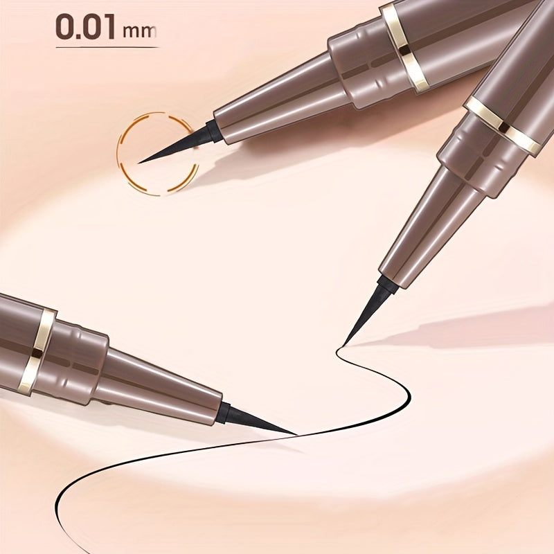 [Smudge-Proof Eyeliner] Quick-Drying Smudge-Proof Black Ultra-Fine Hard Tip Eyeliner | Sweat-Resistant Fine Line