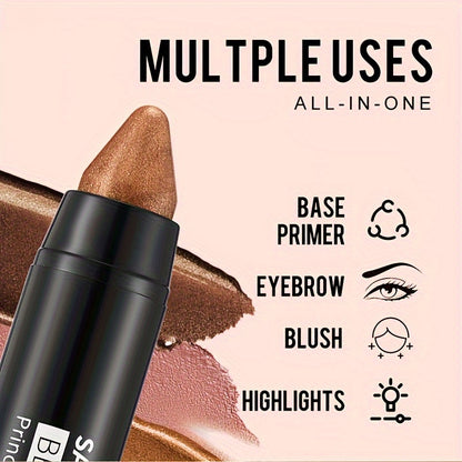 7-color waterproof eye shadow stick, pearlescent matte treatment, to create a natural and lasting eye makeup lasting flash eye shadow stick, easy to create daily makeup, the perfect gift for Mother's Day