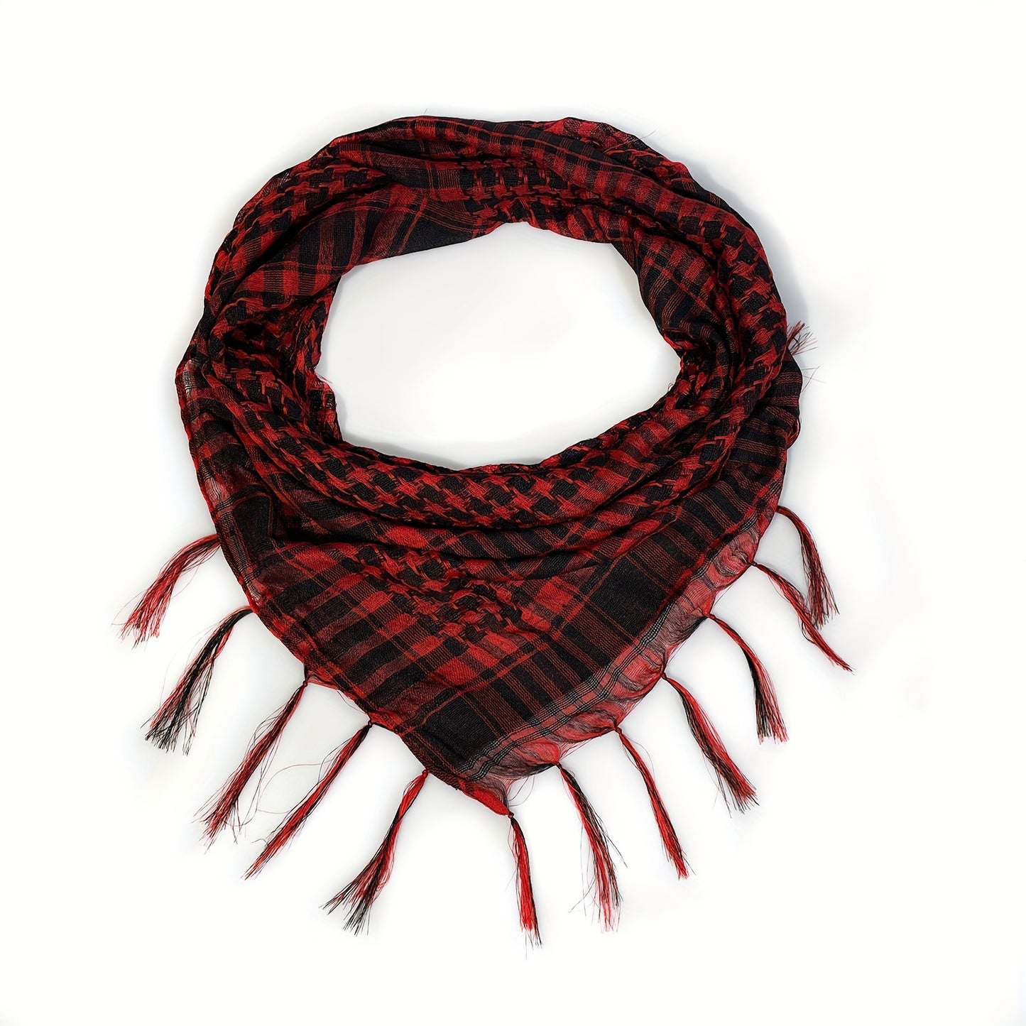 Men Women Scarf Plaid Tartan Lightweight