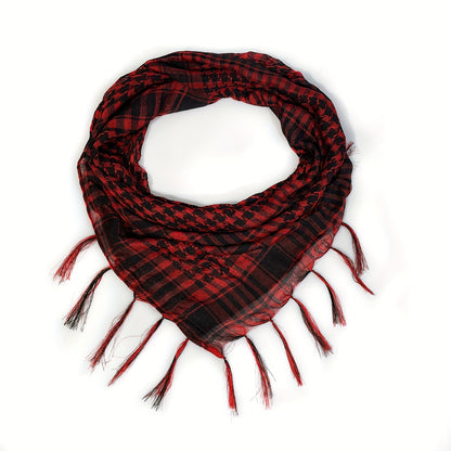 Men Women Scarf Plaid Tartan Lightweight