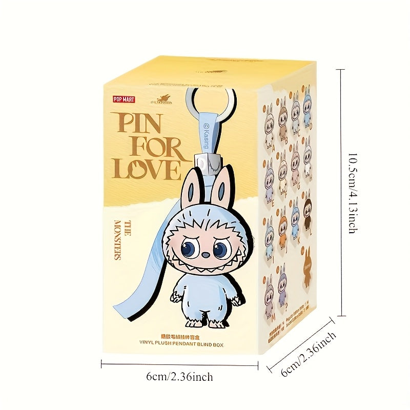 The POP MART Labubu 4.0 Heart Password Series THE MONSTERS - PVC Plush Keychain Box (A-M)(N-Z) Mini Labubu Is a Perfect Choice for Gifts And Decoration
