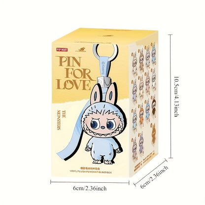 The POP MART Labubu 4.0 Heart Password Series THE MONSTERS - PVC Plush Keychain Box (A-M)(N-Z) Mini Labubu Is a Perfect Choice for Gifts And Decoration