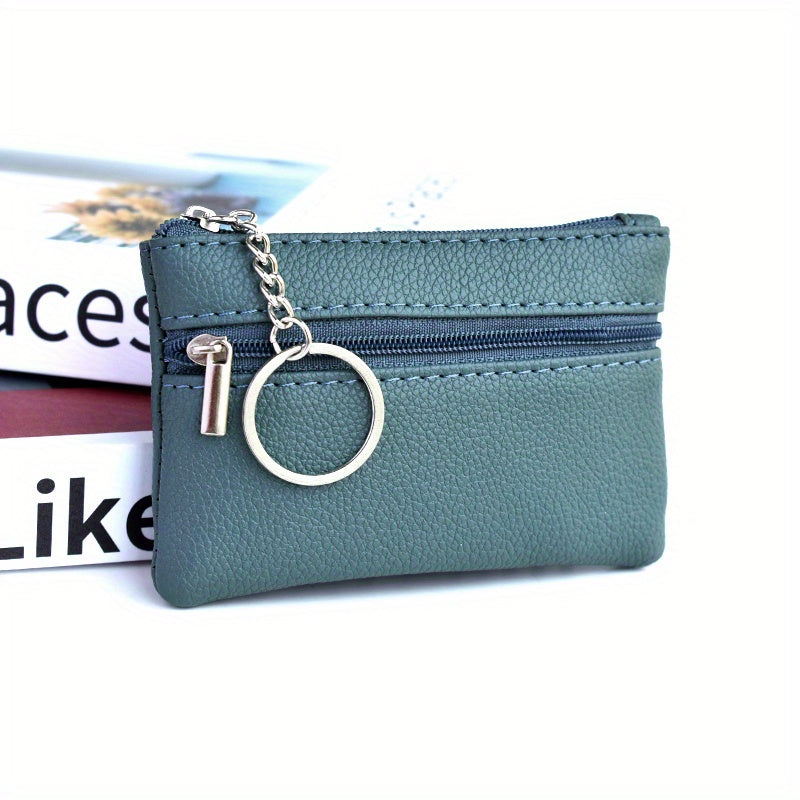 [Mini Coin Wallet] Small Wallet with Keychain - Mini Coin Purse That Holds Coins