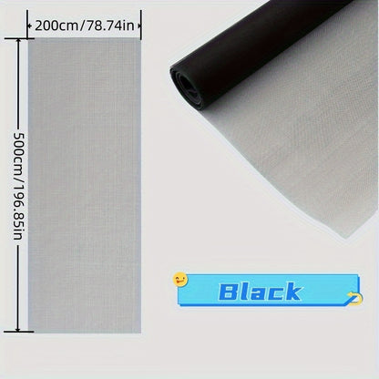 Household DIY Mosquito and Fly Screen Window Net, Pet-Proof Entry Barrier for Doors and Windows, Suitable for Windows, Doors, Patios, and Fences. Easy to Install. Screen Mesh
