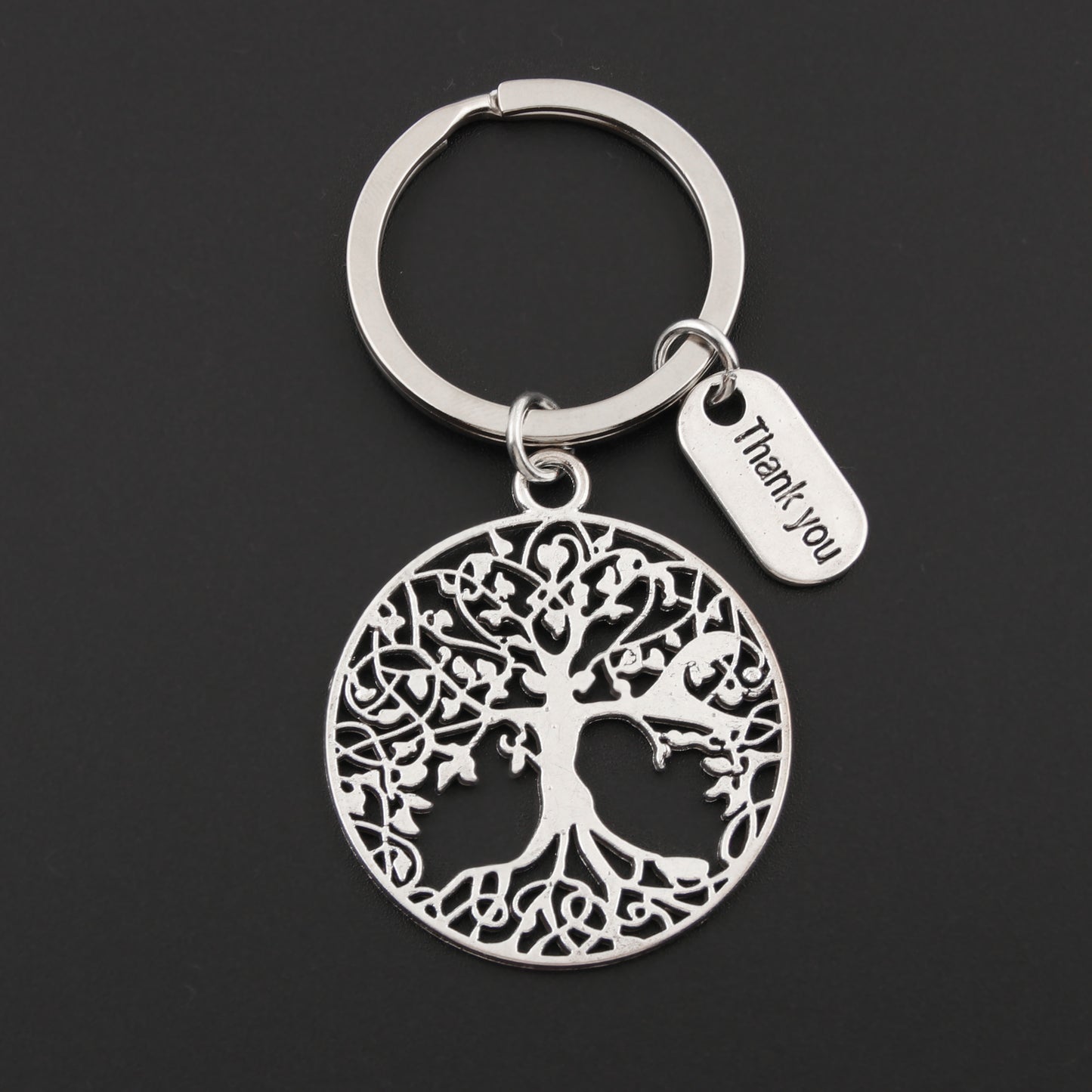 Tree of Life Nameplate Keychain