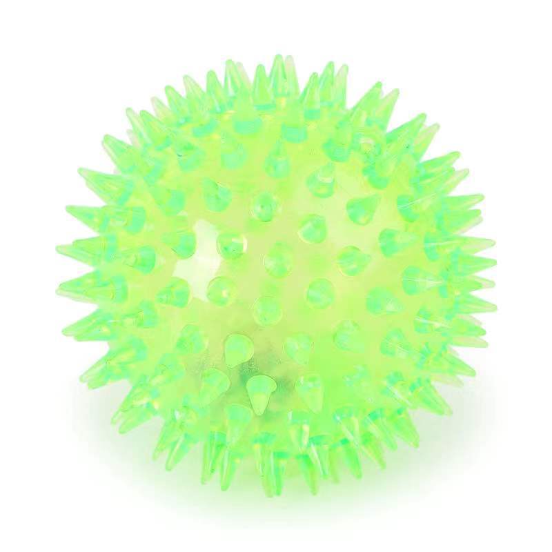 Dog Puppy Squeak Toy Ball: Jump, Massage & Clean Teeth & Gums For Optimal Health!