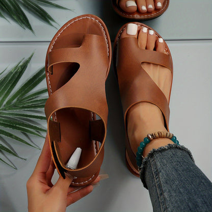 European Size New Arrival Plus Size Women's Flat Sandals Beach Slippers for Summer, Women Shoes