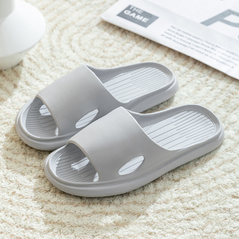 Home Relaxation, Summer EVA Slides - Lightweight, Non-Slip Indoor/Outdoor Slide Sandals in Yellow, Orange, And Black for Home, Bathroom, And Spa Use, Indoor Slippers