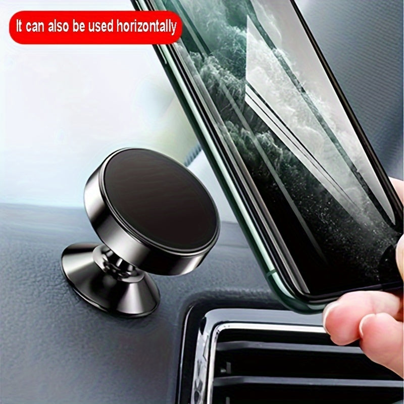 Super Strong Magnetic 360 Degree Rotating Mobile Phone Holder - Universal Metal Car Holder - Air Outlet Mount