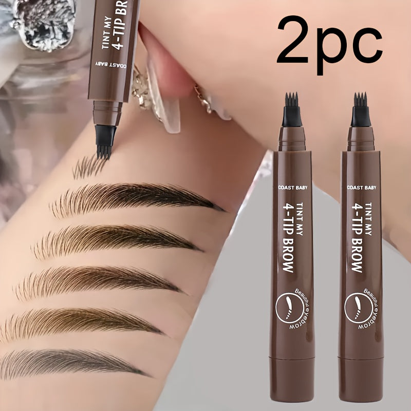 2pc Long-lasting, Smudge-proof, 24-hour Refined Look. Effortlessly Create Natural Mist-like Brows. Portable Design for Touch-ups Anytime, Anywhere. Excellent Value. A Refined Makeup Look Starts with Your Brows. Waterproof