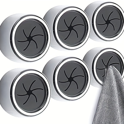 2pcs Spiral Cross-Shaped Towel Hooks, Kitchen Towel Clips, Hooks