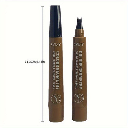 Waterproof Liquid Eyebrow Pencil - Long-Lasting, Smooth Application for Natural Wild Brow Look, Suitable for All Skin Types