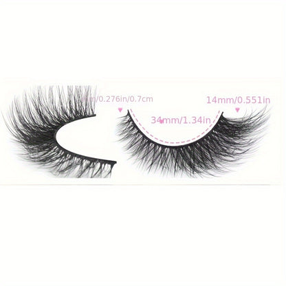 5 Pairs of False Eyelashes Cat Eye Fox Eye Lashes Natural Long Cartoon Eyelashes Wing Tail Eye Extension Lashes Makeup