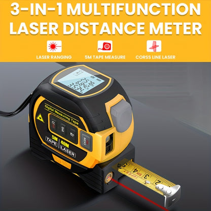 MIGPRC High Precision Laser Rangefinder Steel Tape Measure