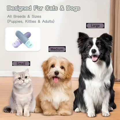 A 360° Pet Finger Toothbrush, Silicone Finger Toothbrush for Dogs, Dental Care Toothbrush for Cats And Dogs, Dog Brushing Kit, Without Battery