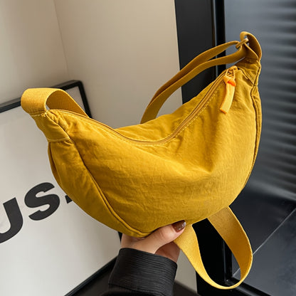 New Stylish Casual Women's Single-shoulder Bag with Adjustable Strap Length, a Dumpling-style Crossbody Bag That Can Be Used as a Coin Purse or Phone Pouch, Suitable for Daily Outings, Travel, and Shopping
