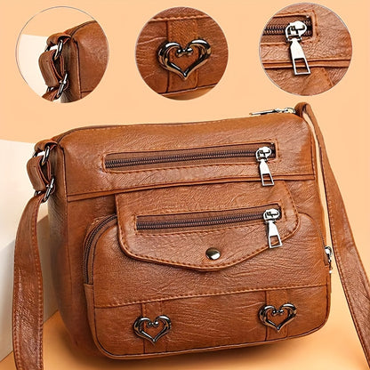 Ladies' Handbag Soft Bag, Stylish Casual Travel Shoulder Crossbody Bag