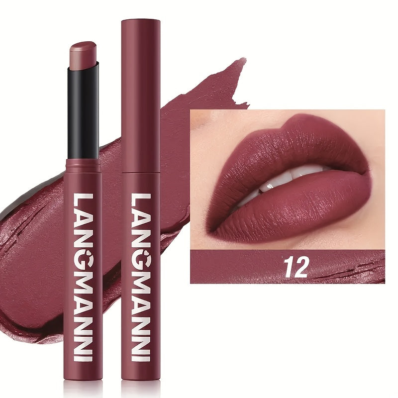 [New Potential Product]Matte Lipstick, Easy-To-Apply Lip Crayon, Long-Lasting Moisturizing Lip Balm, Naturally And Nourishing Lipstick