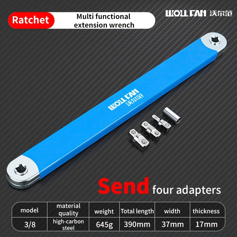 New Multifunctional Extended Ratchet Wrench/Dual-Purpose Quick Socket Universal Extension Set/All-In-One