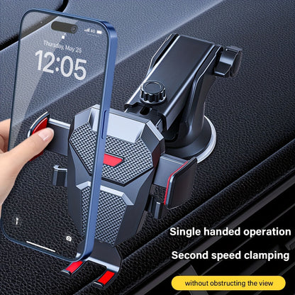 Sucker Car Phone Holder Mount Stand GPS Telefon Mobile Cell Support For iPhone 13 12 11 Pro Xiaomi Samsung 360 Degree Adjustable Suction Cup Car Phone Holder Horizontal and vertical screens available