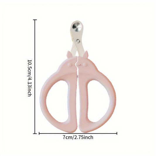 Professional Round Hole Cat Nail Clippers 1pc - With Safety Guard, Anti Bleeding, Perfect For Cats Of All Sizes And Breeds