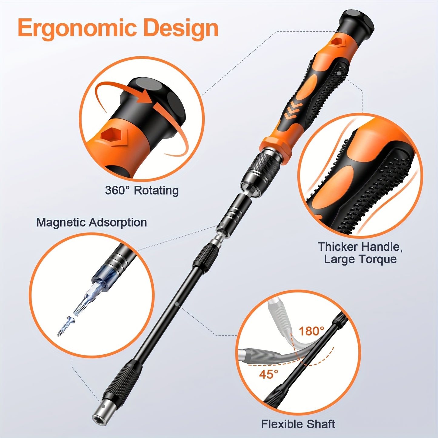 117in 1 Precision Screwdriver Set/Tool Gifts for Men/Mini Repair Tool Kit with Torx Triwing Bits/Repair for Computer, Macbook, Laptop, Glasses/Screwdriver Bits Are Made of High-quality, Which Is Wear-resistant and Has High Hardness