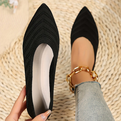 Cross-Border Women'S Fashionable Casual Pointed Flats, Women Shoes