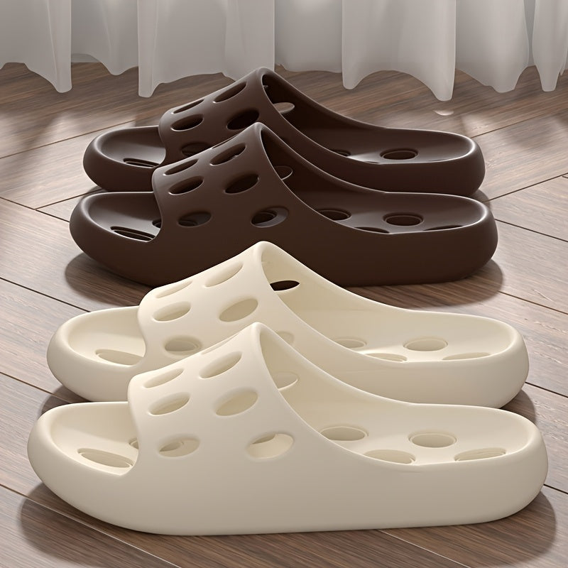 2024 New EVA Bathroom Leak-Proof Slippers for Indoor Use, Quick-Drying, Non-Slip, And Odor-Free Shower